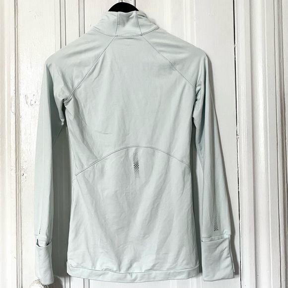 Athleta Mint Mock Neck Zip Long Sleeve Running Top - Picture 2 of 9